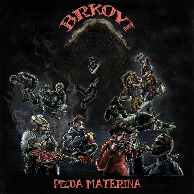 Album cover art for Pizda materina