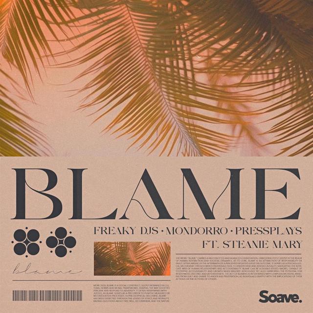 Album cover art for Blame