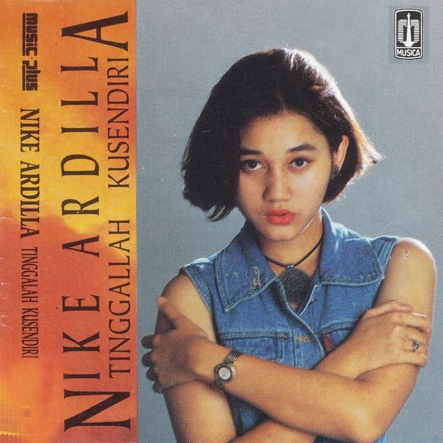 Album cover art for The Best Of Nike Ardilla: Tinggallah Ku sendiri