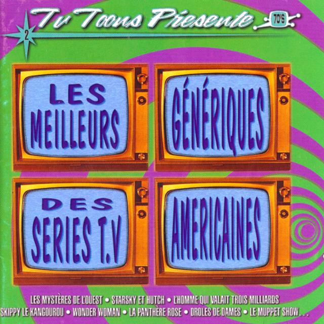 Album cover art for Tv Toons: Les meilleurs génériques des séries TV Américaines 70's, Vol. 2