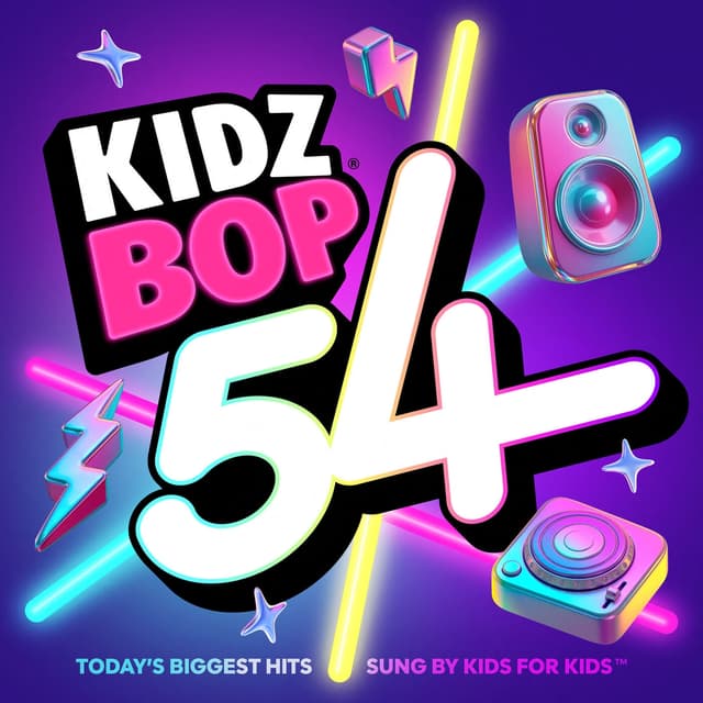 Album cover art for KIDZ BOP 54