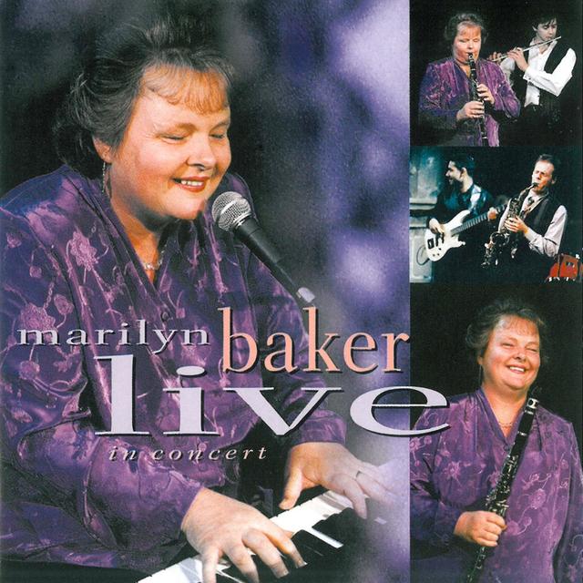 Album cover art for Marilyn Baker Live In Concert
