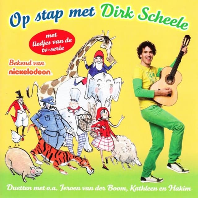 Album cover art for Op stap met Dirk Scheele