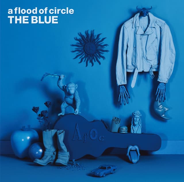 Album cover art for "THE BLUE" -AFOC 2006-2015- Disc3