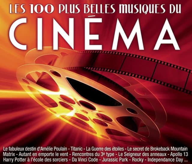 Album cover art for Les 100 Plus Belles Musiques Du Cinéma