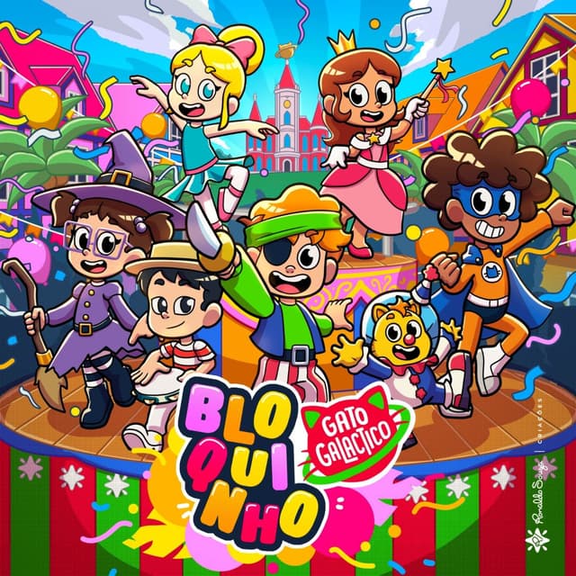 Album cover art for Bloquinho do Gato Galáctico