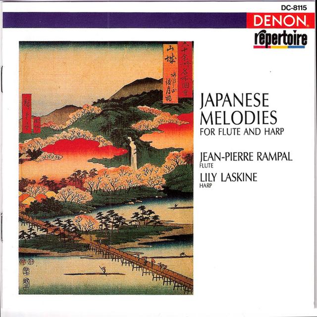 Album cover art for Japanese Melodies For Flute And Harp
