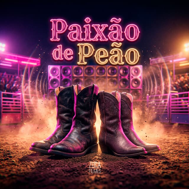 Album cover art for Paixão de Peão