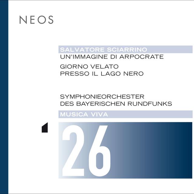 Album cover art for Musica Viva, Vol. 26: Salvatore Sciarrino