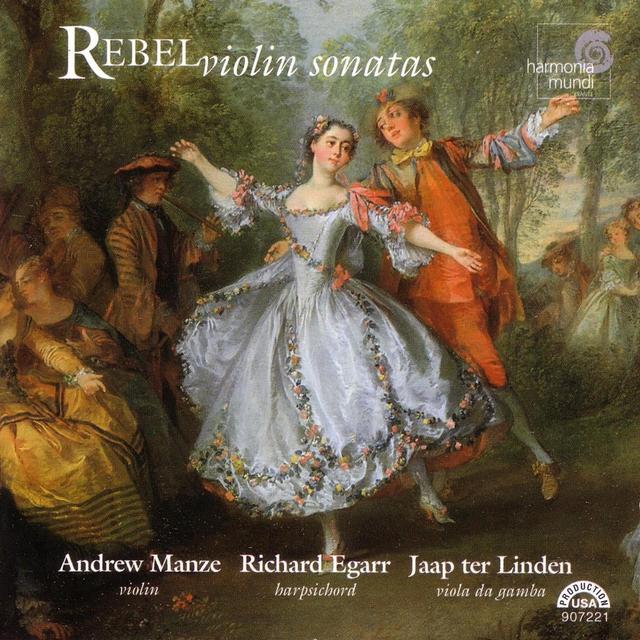 Album cover art for Rebel: Violin Sonatas