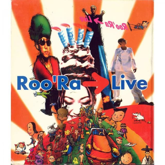 Album cover art for Roo`Ra Live