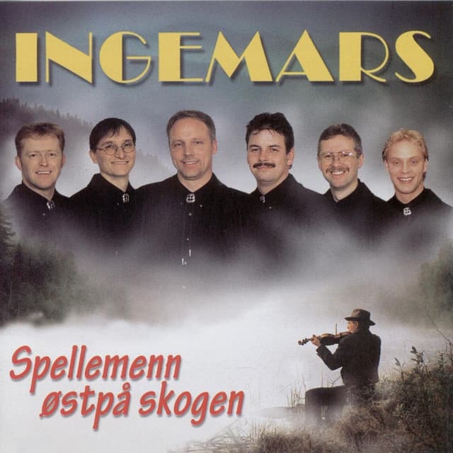 Album cover art for Spellemenn østpå skogen