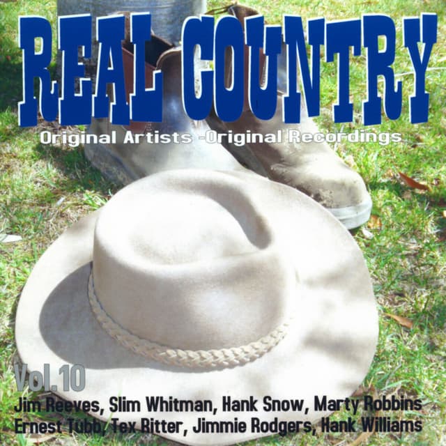 Album cover art for Real Country - Vol. Ten