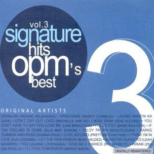 Album cover art for Signature Hits: Opm's Best Of