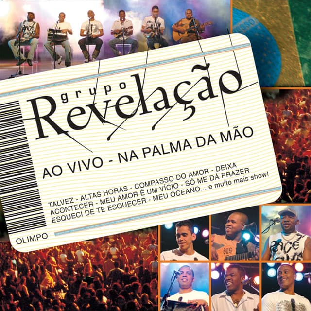 Album cover art for Ao Vivo - Na Palma da Mão