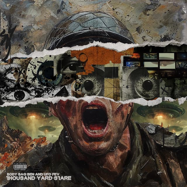Album cover art for Thousand Yard Stare