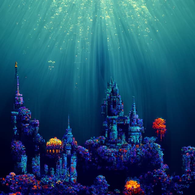 Album cover art for aquatic ambience