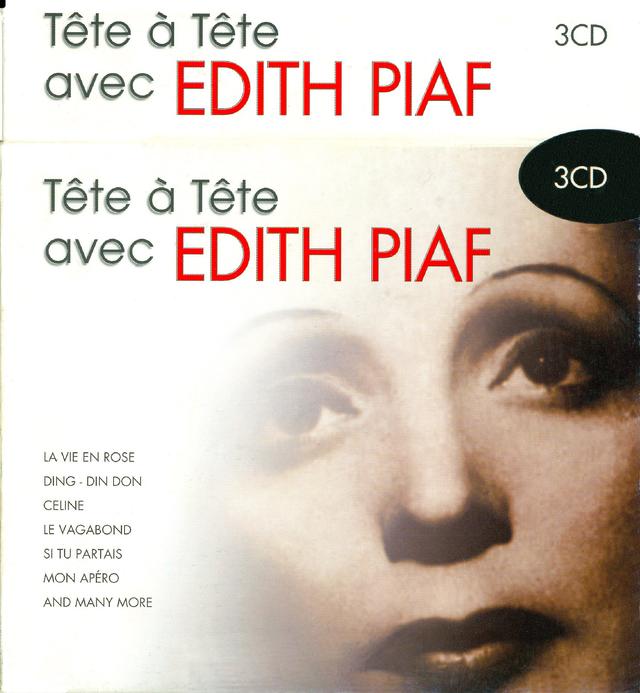 Album cover art for Tête Tête avec Édith Piaf