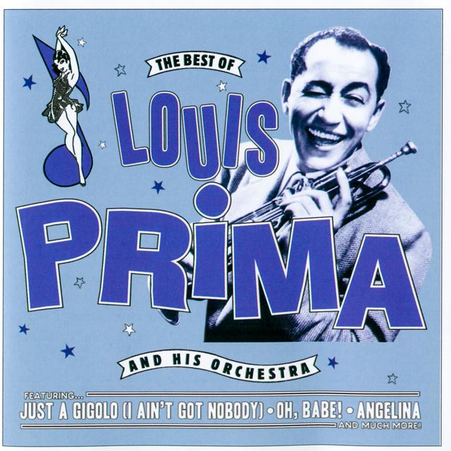 Album cover art for The Best of Louis Prima and His Orchestra