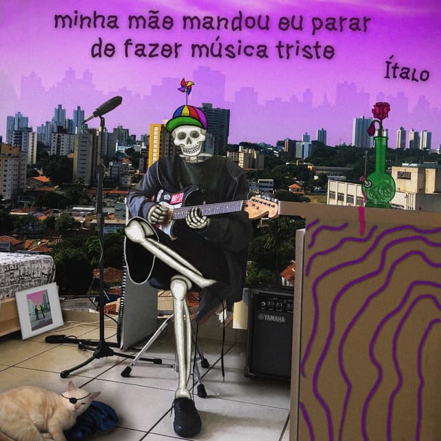 Album cover art for Minha Mãe Mandou Eu Parar de Fazer Música Triste