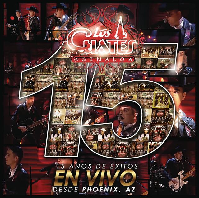 Album cover art for 15 Años de Exitos en Vivo Desde Phoenix AZ