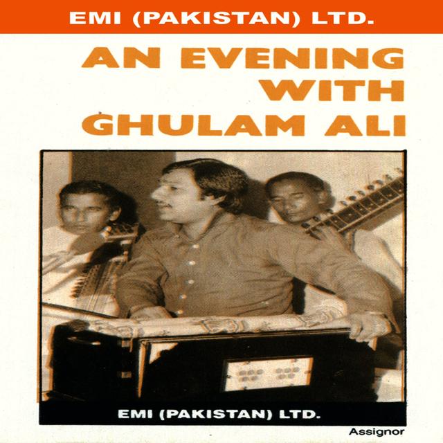 Album cover art for An Evening With Ghulam Ali