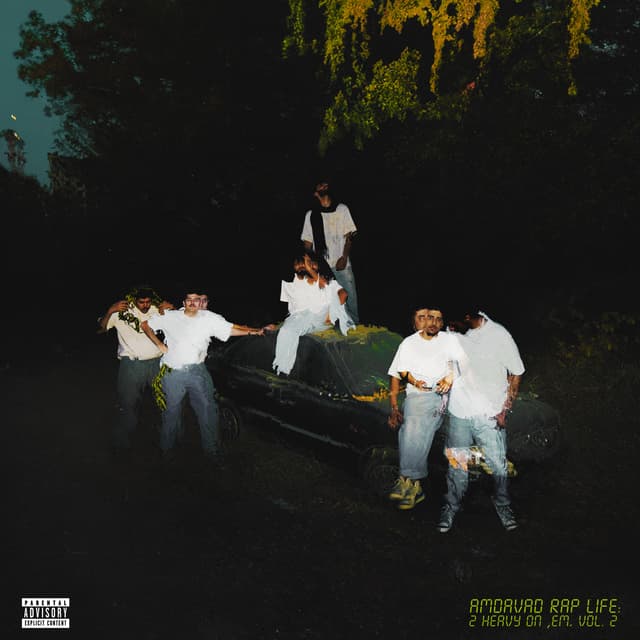 Album cover art for Amdavad Rap Life: 2 Heavy On 'Em, Vol. 2
