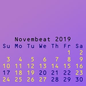 Album cover art for Novembeat 2019