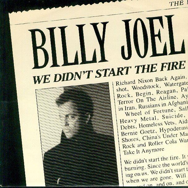 Album cover art for We Didn't Start the Fire