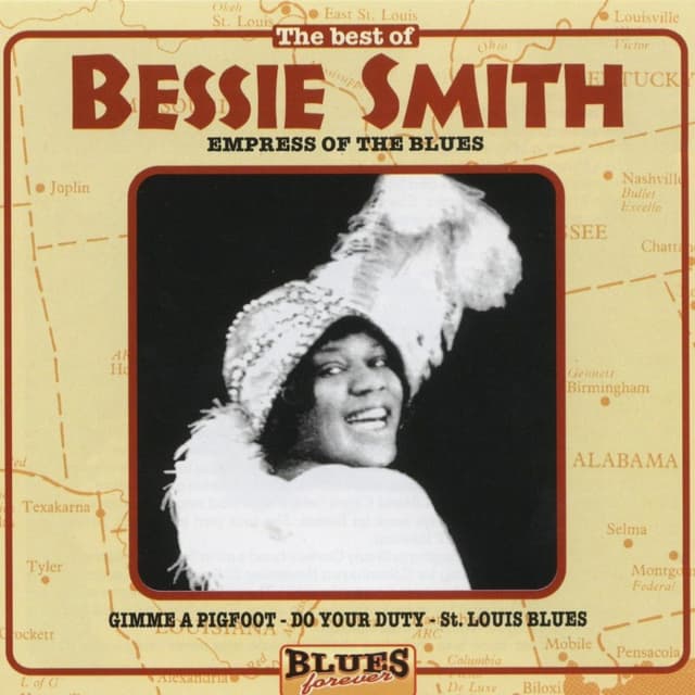Album cover art for Empress Of The Blues (the Best Of)