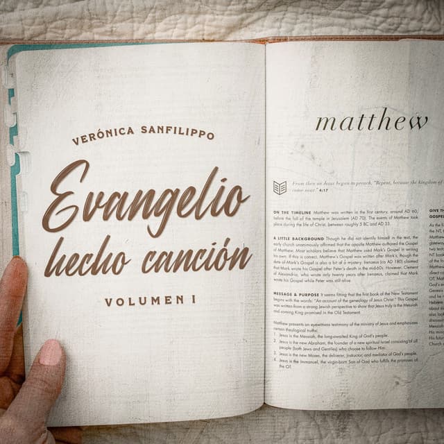 Album cover art for Evangelio Hecho Canción - Volumen 1