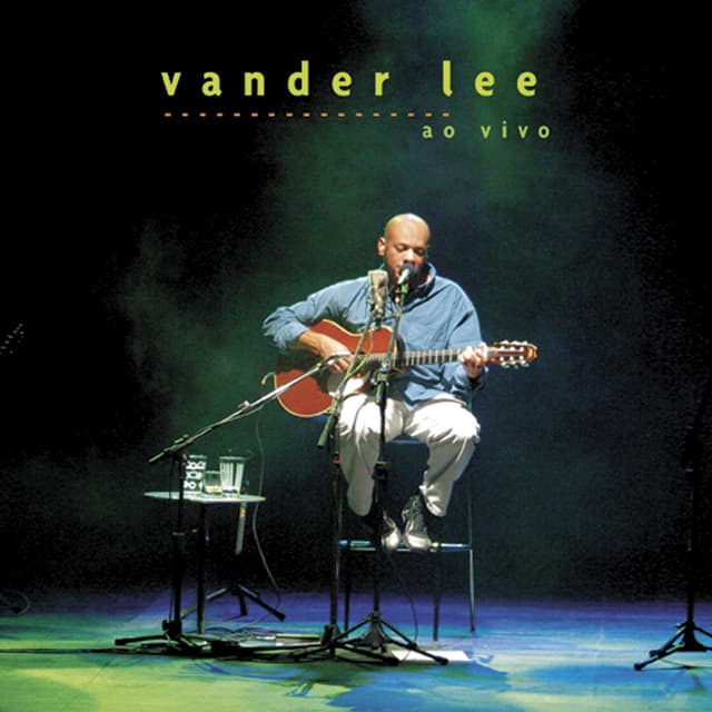Album cover art for Vander Lee ao Vivo