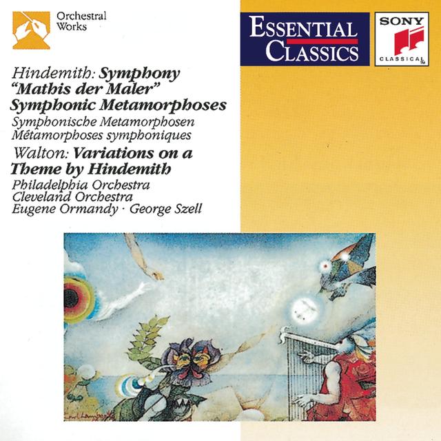 Album cover art for Hindmith:symphony 'mathis De Maler'