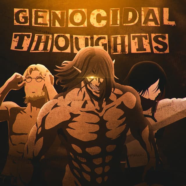 Album cover art for Attack on Titan Rap (Genocidal Thoughts)