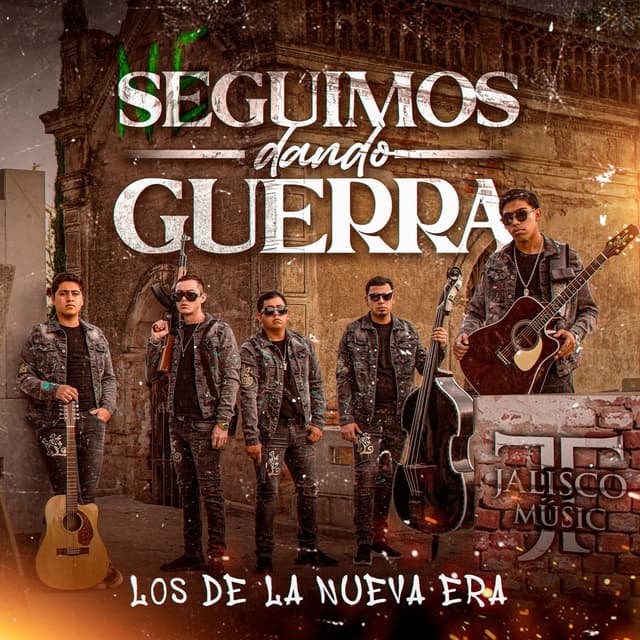 Album cover art for Seguimos dando Guerra