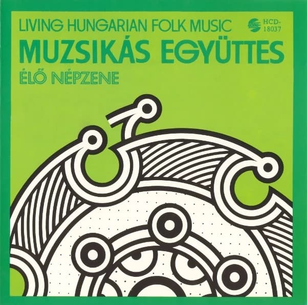 Album cover art for Living Hungarian Folk Music 1