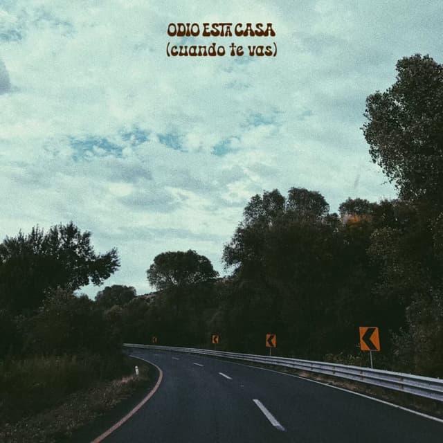 Album cover art for odio esta casa (cuando te vas)