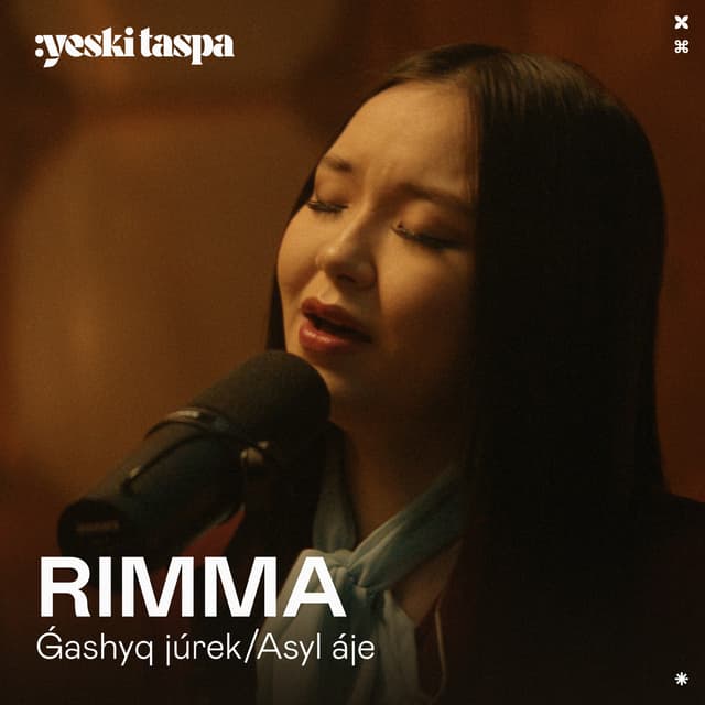 Album cover art for Ǵashyq júrek / Asyl áje (Yeski Taspa)