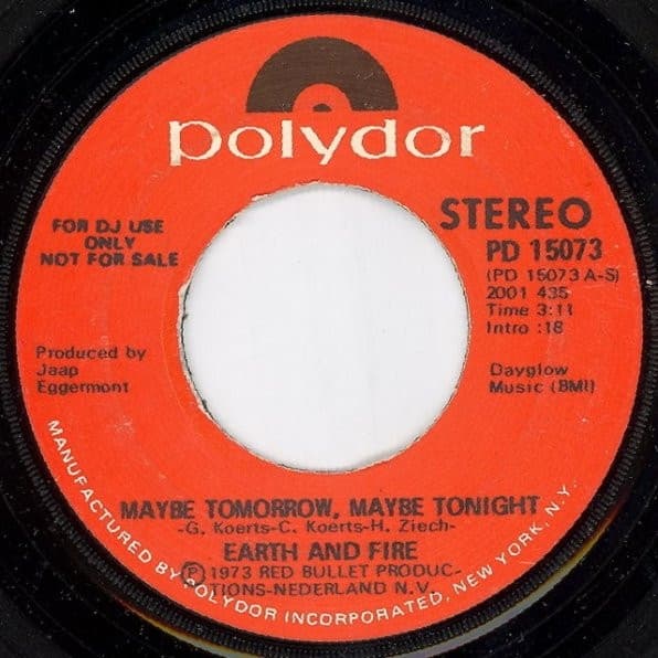 Album cover art for Maybe Tomorrow, Maybe Tonight