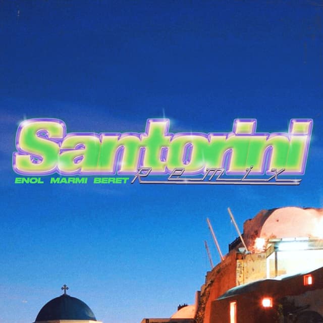 Album cover art for SANTORINI REMIX