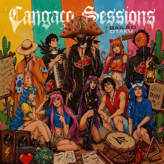 Album cover art for Cangaço Sessions: Bailão Otaku Edition