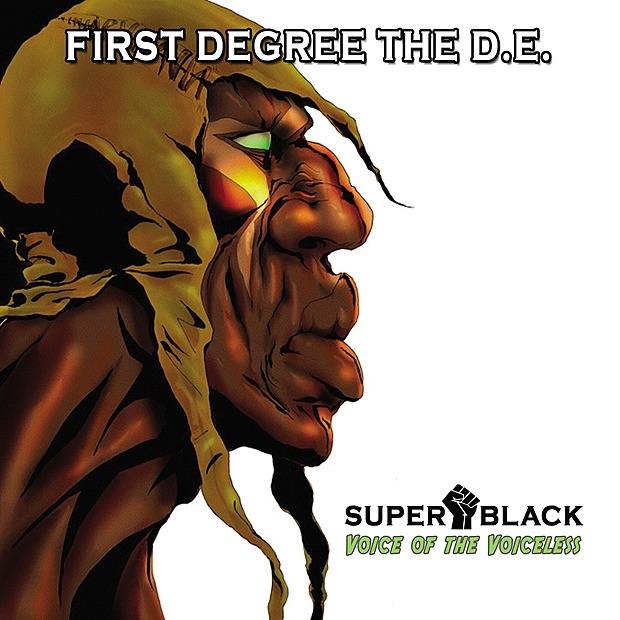 Album cover art for Super Black: Voice of the Voiceless