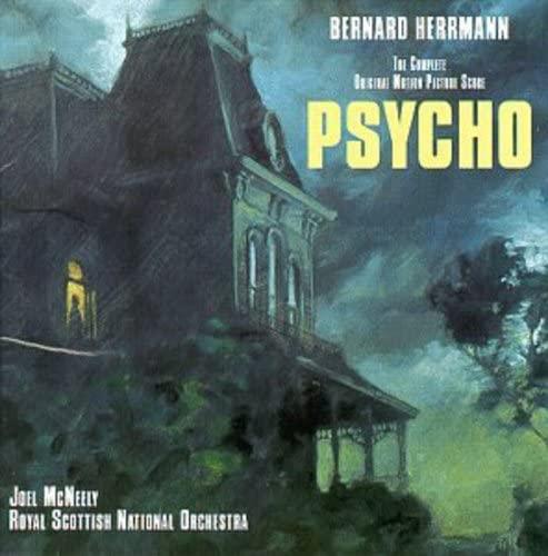 Album cover art for Psycho (The Complete Original Motion Picture Score - First Complete Recording)