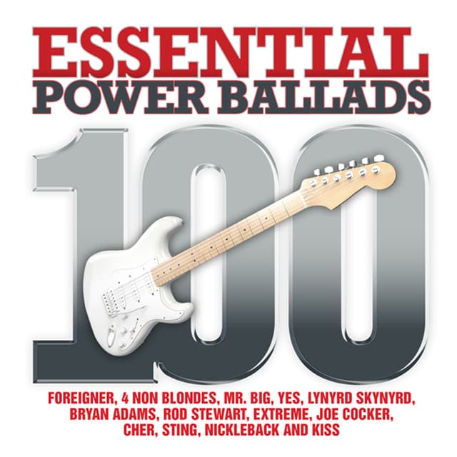 Album cover art for 100 Essential Power Ballads
