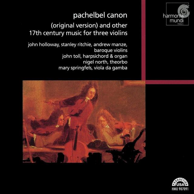 Album cover art for Pachelbel Canon and Other 17th Century Music for Three Violins