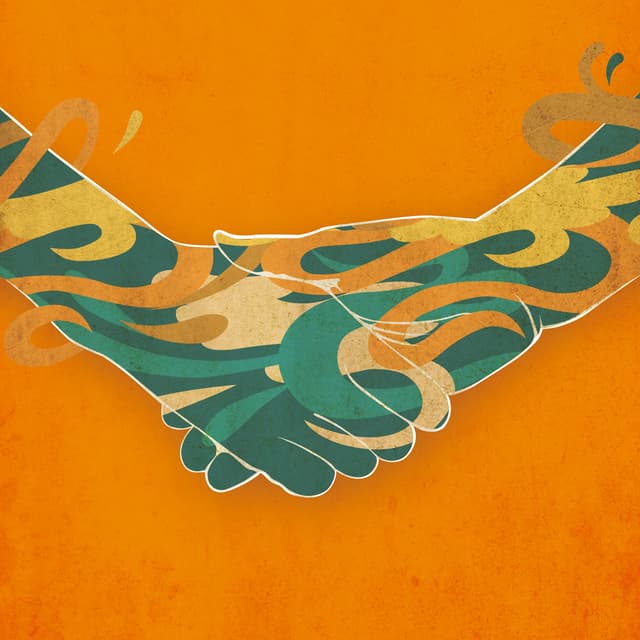Album cover art for Hands