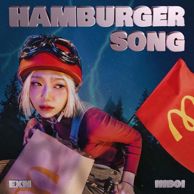 Album cover art for HAMBURGER SONG