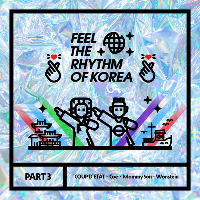 Album cover art for Feel The Rhythm Of Korea Part 3