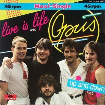 Album cover art for Live is life