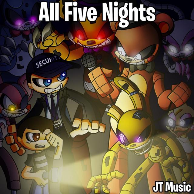 Album cover art for All Five Nights